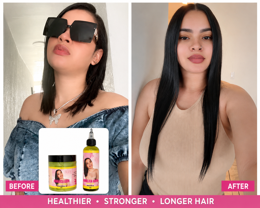 Admelica Grow Strength Hair Oil – Large Bottle